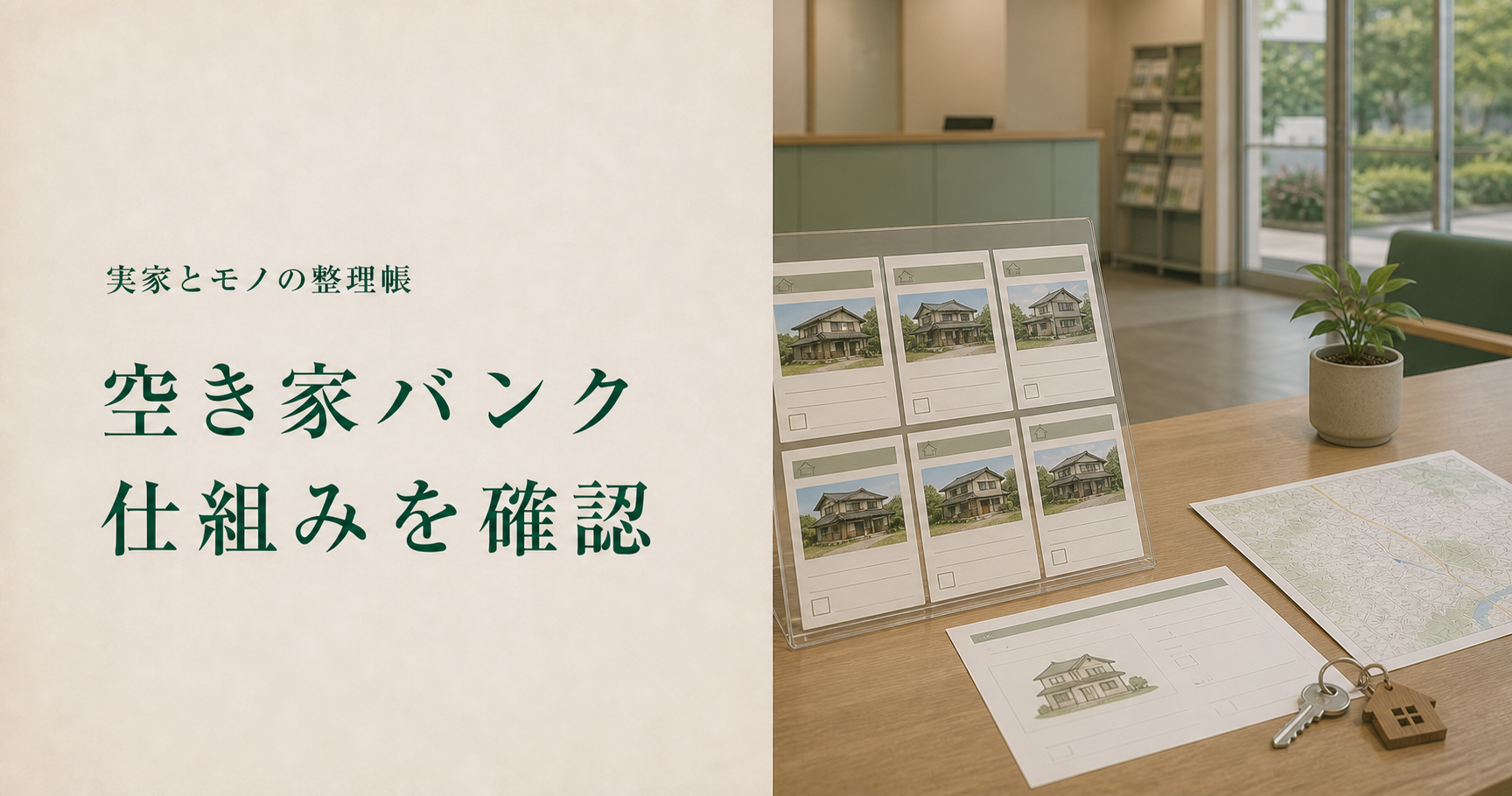 空き家バンクの仕組みを確認する