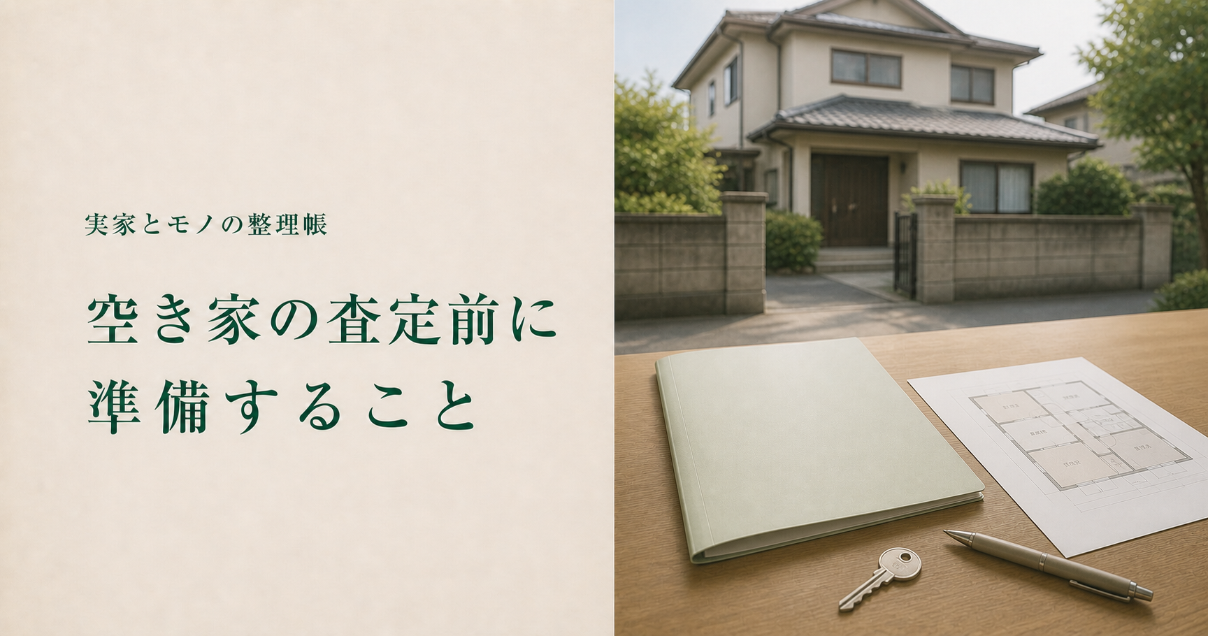 空き家の買取査定前に書類や家財の情報を準備する
